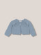 Chaqueta Con Calados Azul Claro