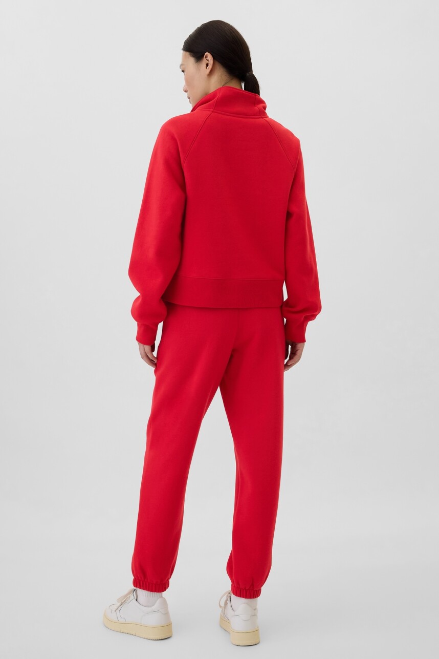 Pantalón Deportivo Con Puño Mujer Modern Red