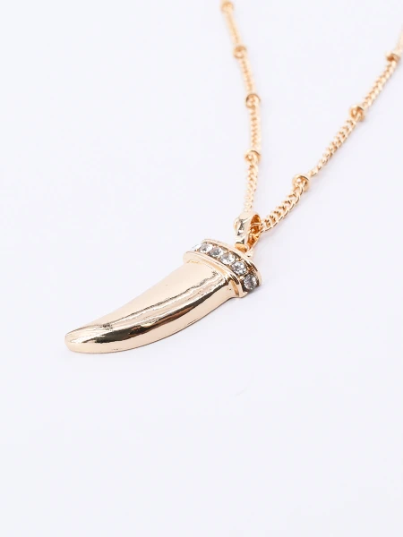 CADENA COLMILLO DORADO