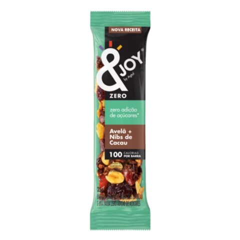 Barrita Zero Avellana y Cacao 25 g &Joy Barra Mixed Nuts Avellana Y Ca