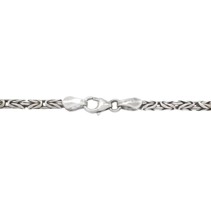 Cadena Bizantina- Plata y Oro-Sin piedra-CD5000 sinpiedra