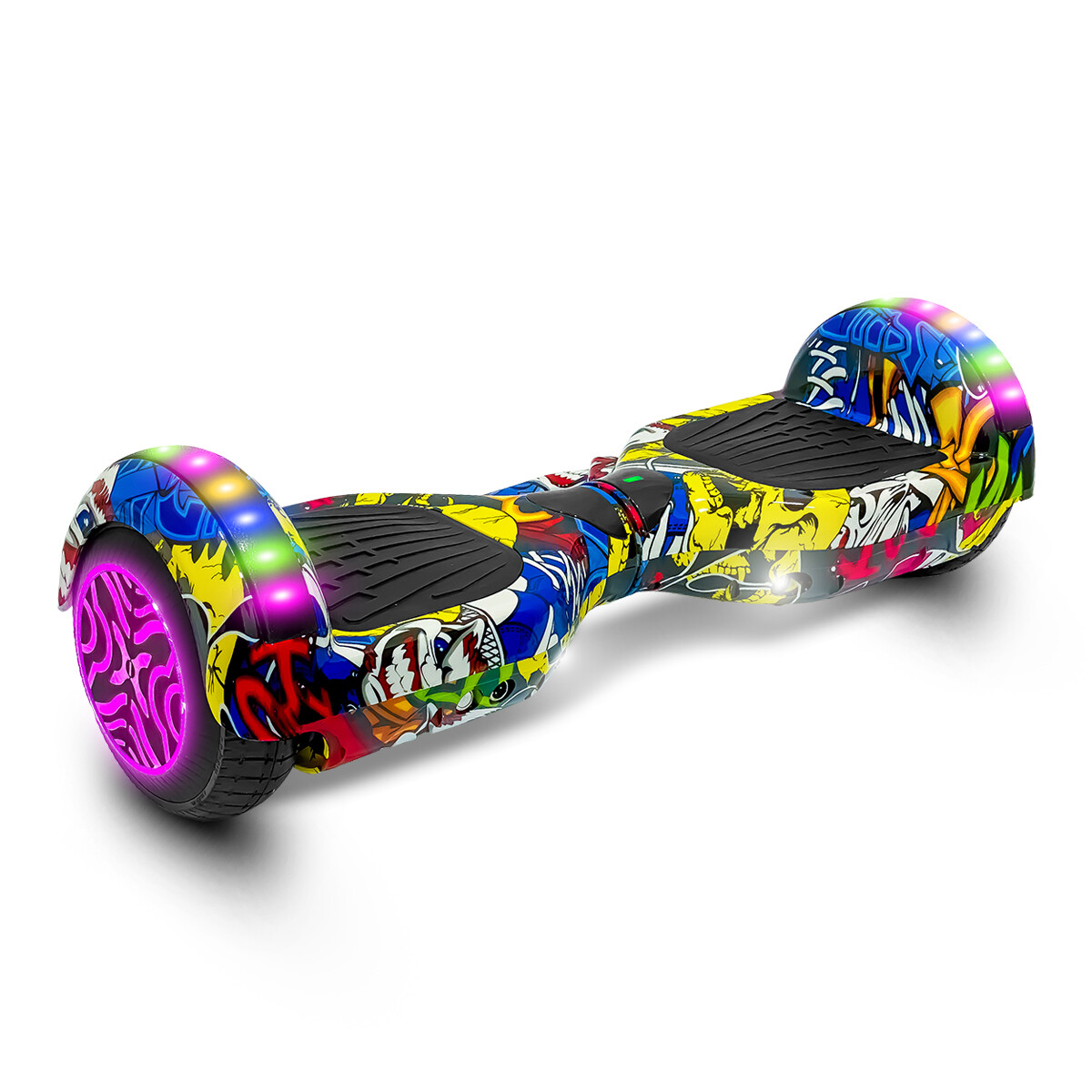 OUTLET - Skate Hoverboard Eléctrico 6.5 Bluetooth Luces Led Grafiti 