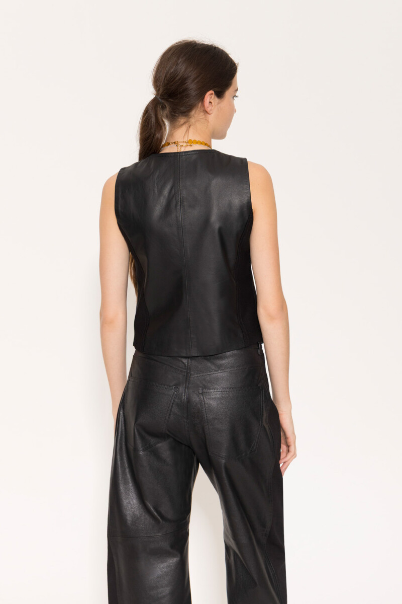 CHALECO JOE Negro Brilloso