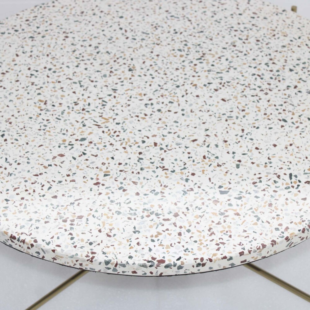 MESA RATONA TERRAZO BLANCO TERRA