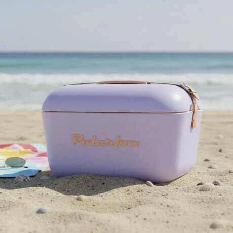 Conservadora Hielera Polarbox Vintage 20 litros POP Malva y Naranja