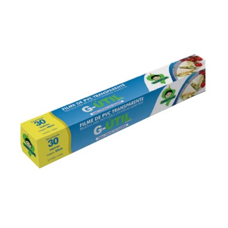 FILM PVC PARA ALIMENTOS 30MTS Sin color