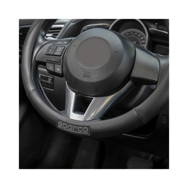 Kit Cubrevolante + Protector De Cinto Sparco Auto Gris Kit Cubrevolante + Protector De Cinto Sparco Auto Gris