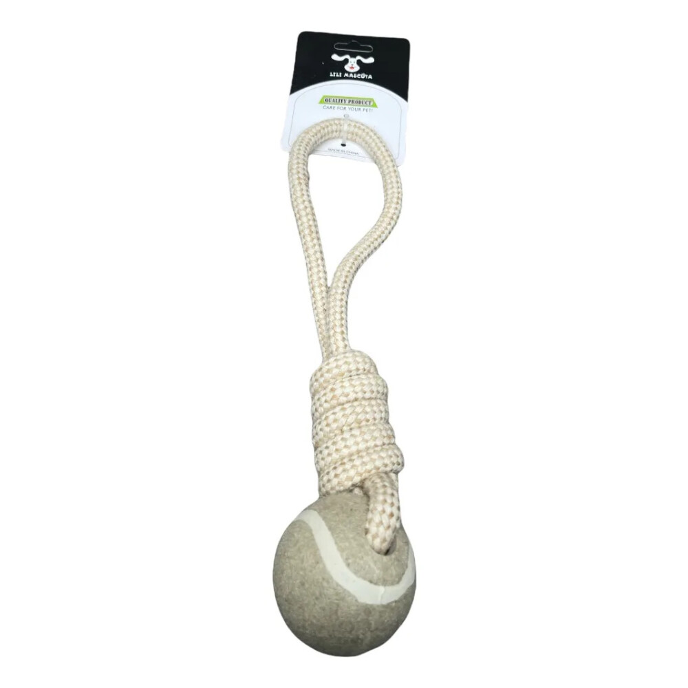 Juguete Para Perro De Cuerda Con Pelota - Okidoki Juguete Para Perro De Cuerda Con Pelota - Okidoki