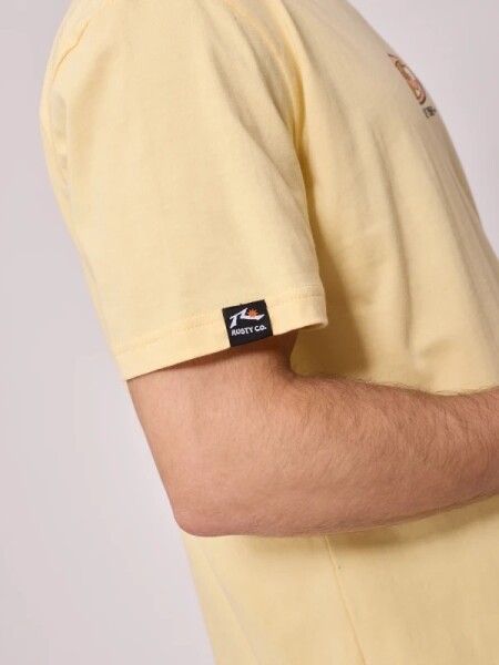 T-SHIRT RUSTY MUNKE AMARILLO