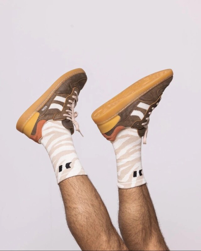 Coolway Medias Zebra White Coolway Medias Zebra White