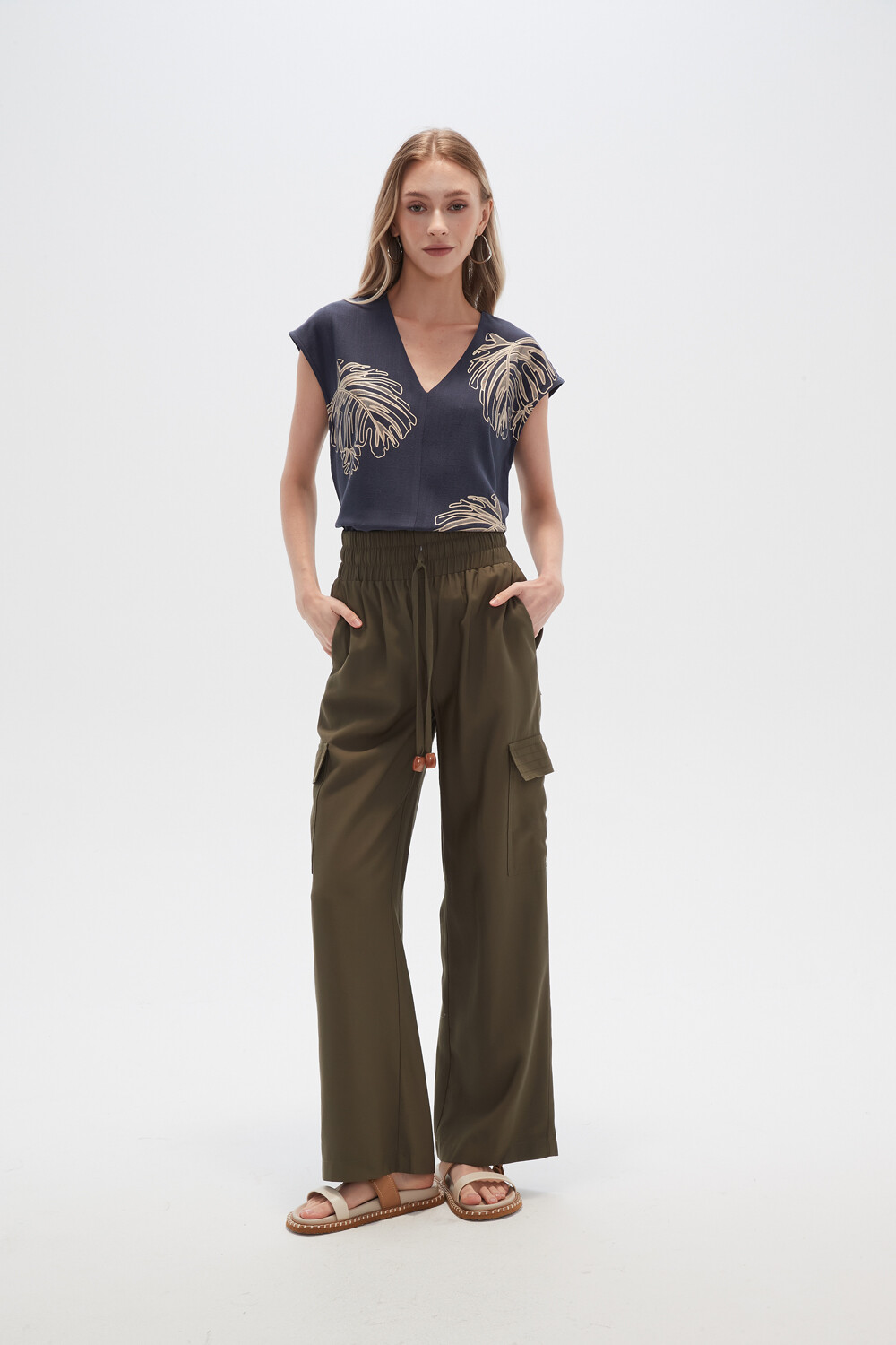 Pantalon Ubatuba Verde Oliva Oscuro