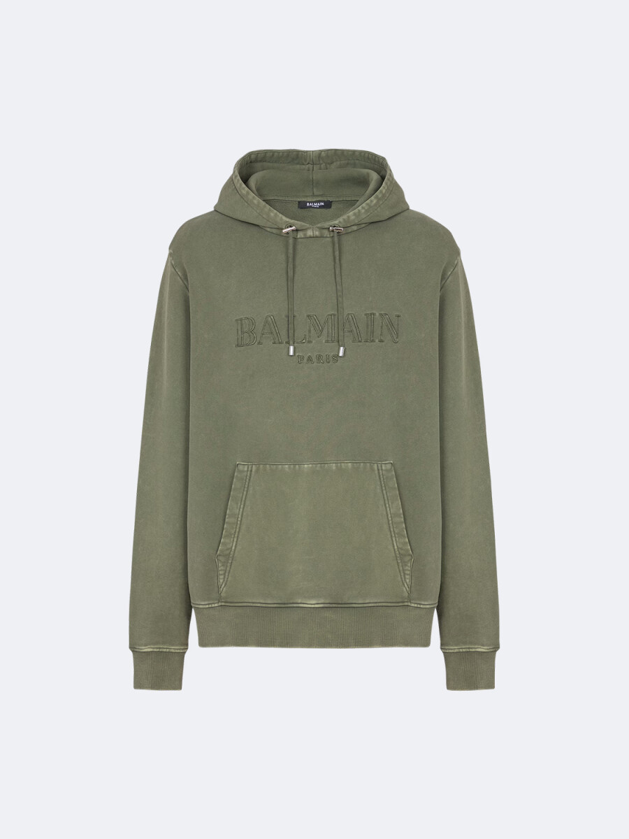 BALMAIN - HOODIE VINTAGE EMBROIDERED 