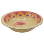 BOWL DE MELAMINA FLORAL 9´´ BOWL DE MELAMINA FLORAL 9´´