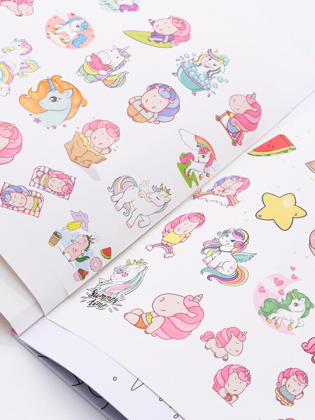 SUPER PEGA UNICORNIOS MULTICOLOR