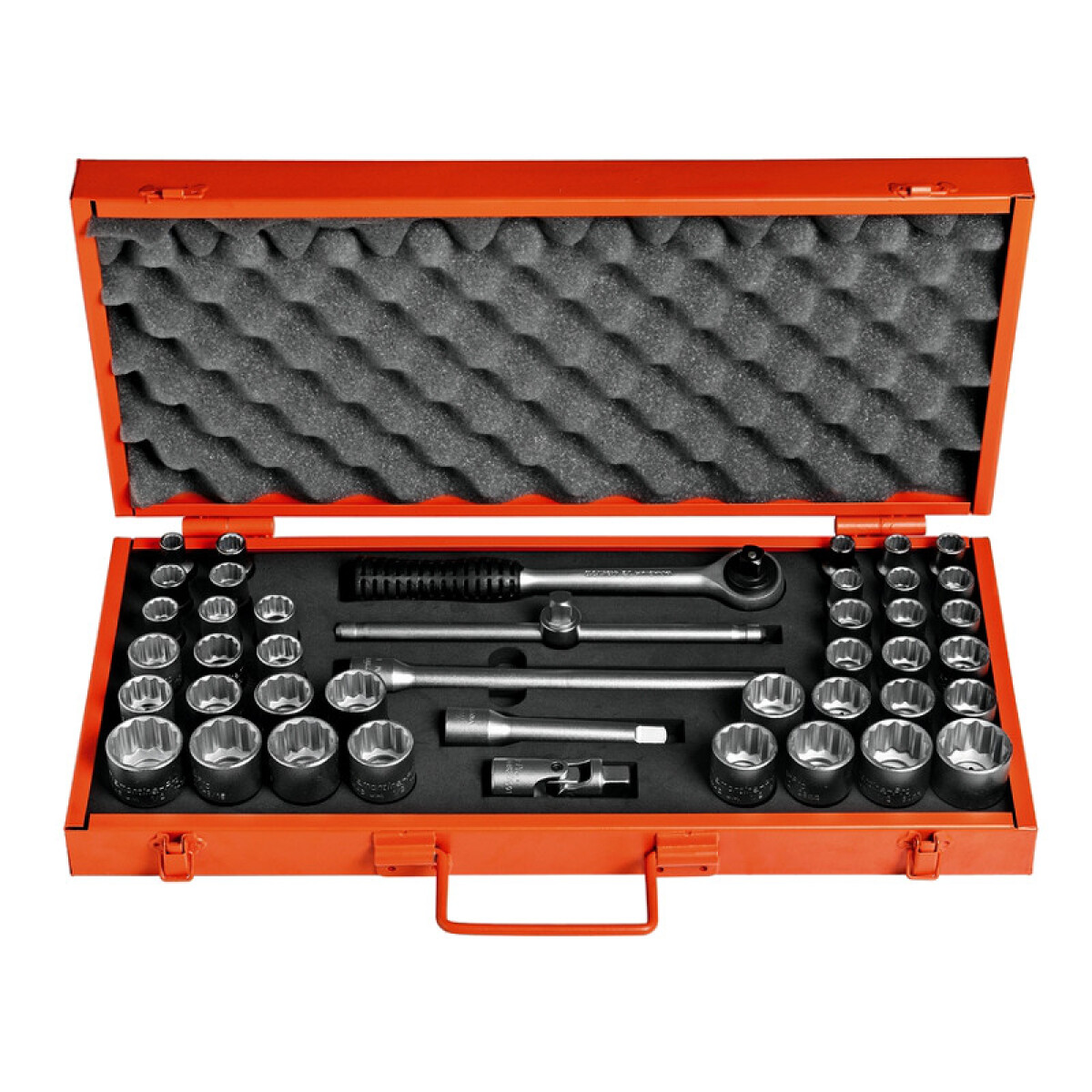 Juego dados 1/2" x 43 piezas (pulgadas y mm) - TN2590 