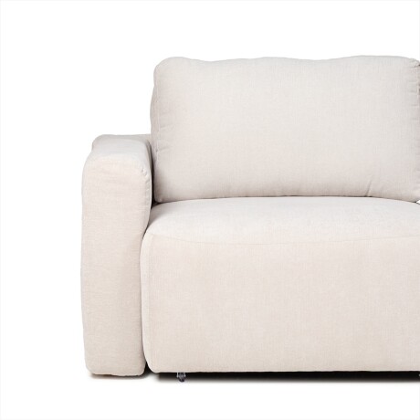 Sofá Cama Empeiro (Retráctil) - 3 Módulos - Tela Microfibra FX4-10 (Beige)