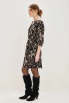 Vestido Cocktail Ikat Negro