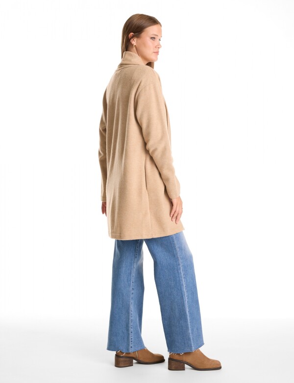 Cardigan Abierto Soft BEIGE OSCURO