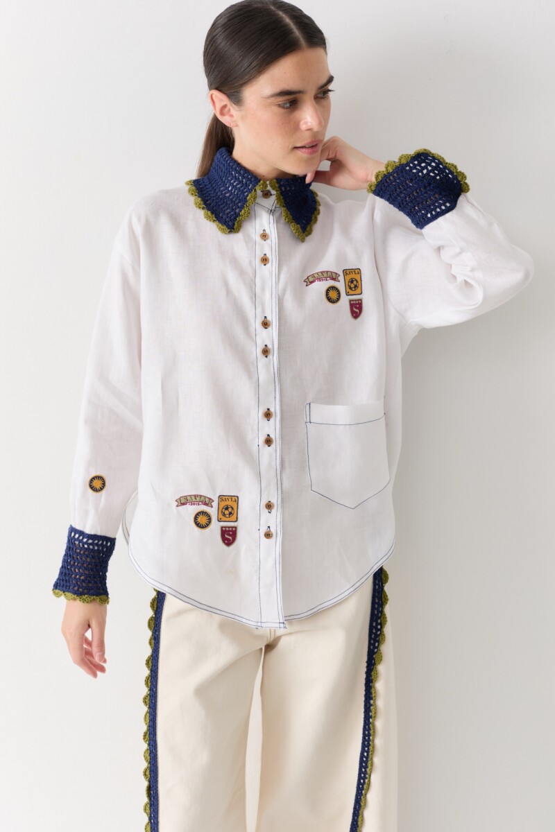 PRE VENTA CAMISA EMBLEMA ARM - Blanco 