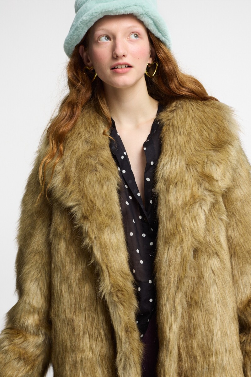 TAPADO ANNICE FUR Marron