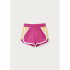 SHORTS FEM ROSA COM AMARELO