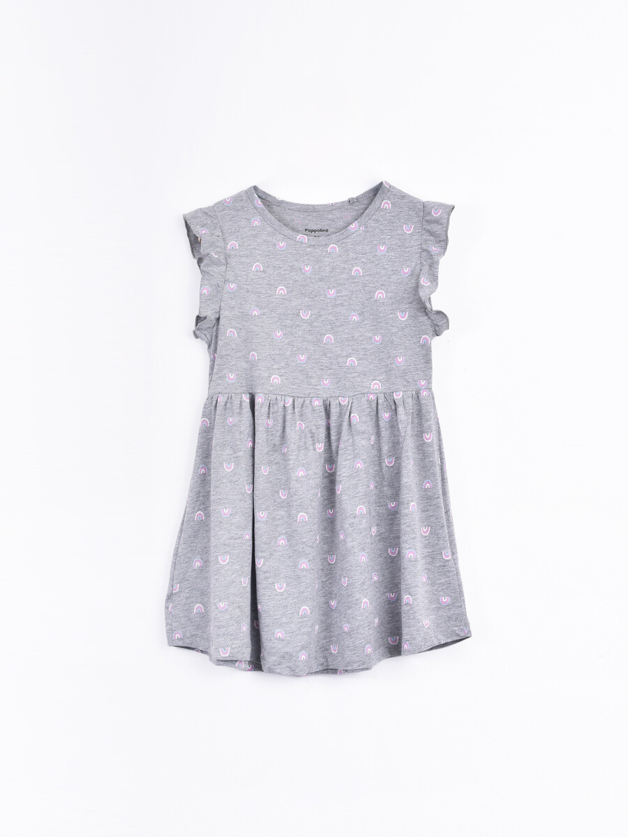 VESTIDO JUANITA - GRIS MELANGE M 