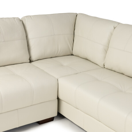 Rinconera Personale - Cuero Básico - Chaise Derecho 509 (Off White)