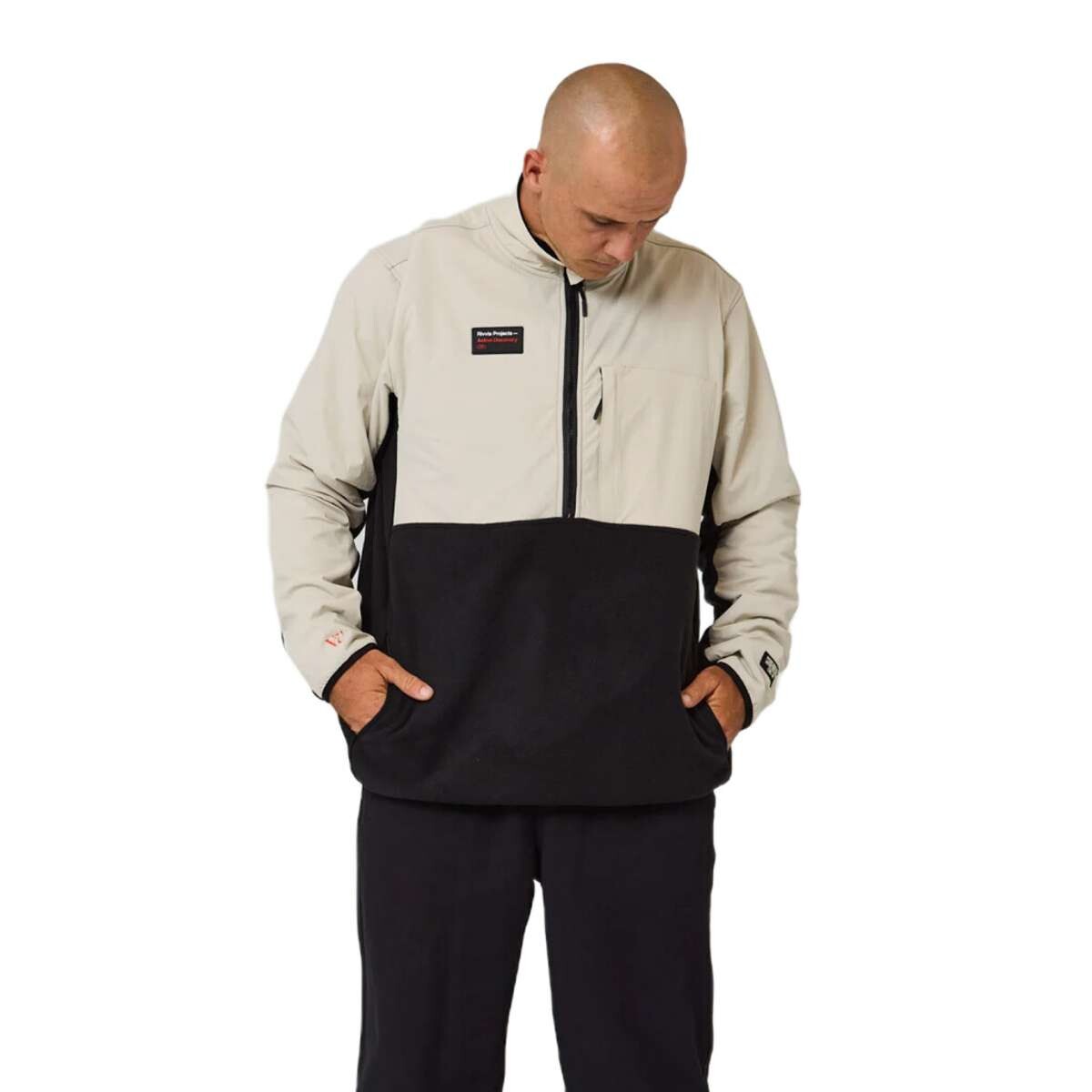 Buzo Rivvia Blur 1/2 Zip Polar Fleece - Multicolor 