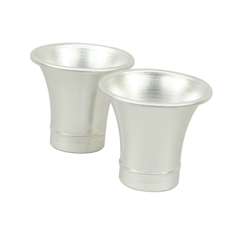 JUEGO DE CORNETAS DE ALUMINIO FUSCA CARBURADOR SOLEX 3.7/8 (OUTLET) Juego De Cornetas De Aluminio Fusca Carburador Solex 3.7/8 (outlet)