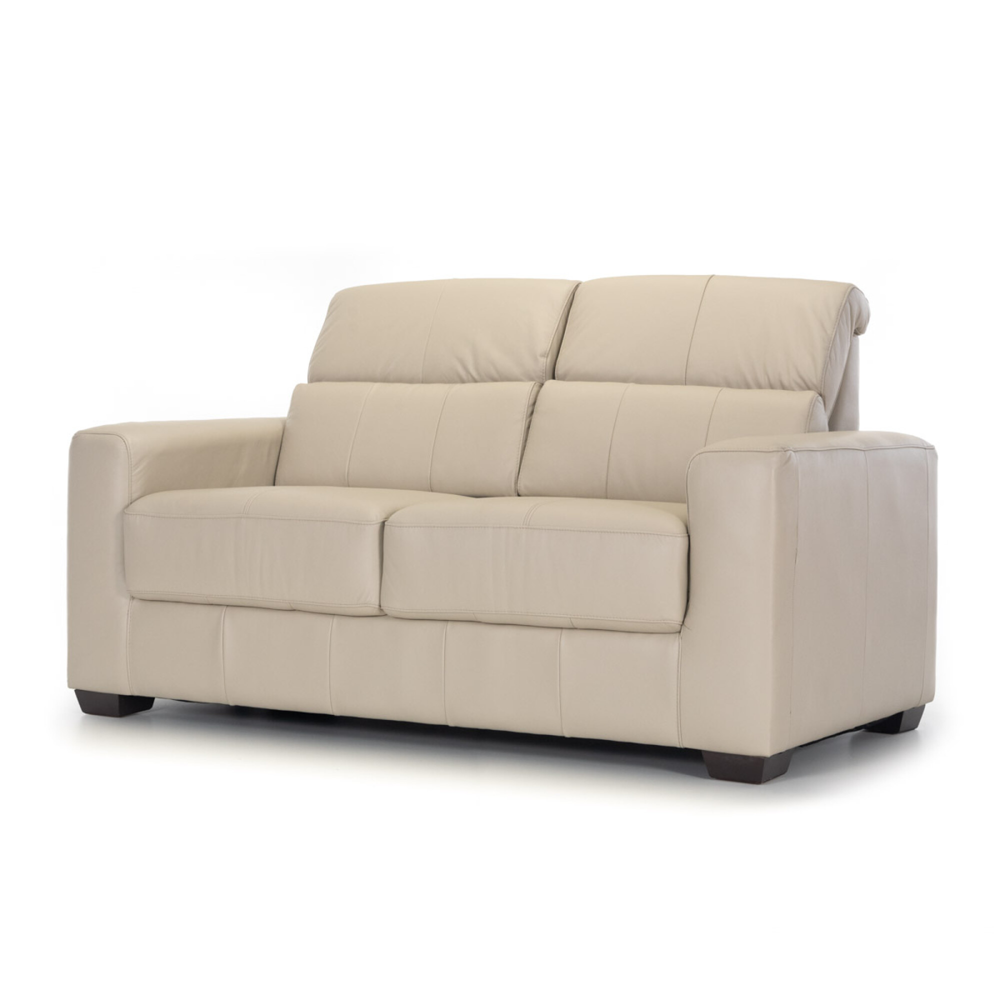 Sofá Loft Cuero Básico 2 Cuerpos Arena (Preventa) — NYR Uruguay