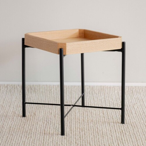 Mesa Nido Alta / Beige y negro Mesa Nido Alta / Beige y negro