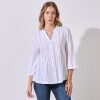 Blusa Algodon Bordado BLANCO