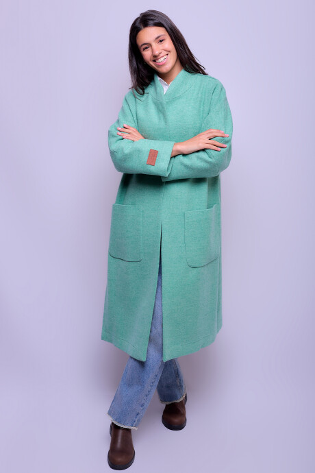 Capa Cuello Mao Verde