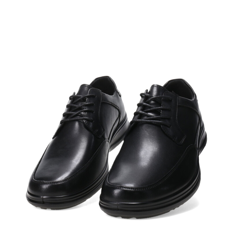 Zapatos de Hombre Branch Stuart De Cuero Acordonado Negro