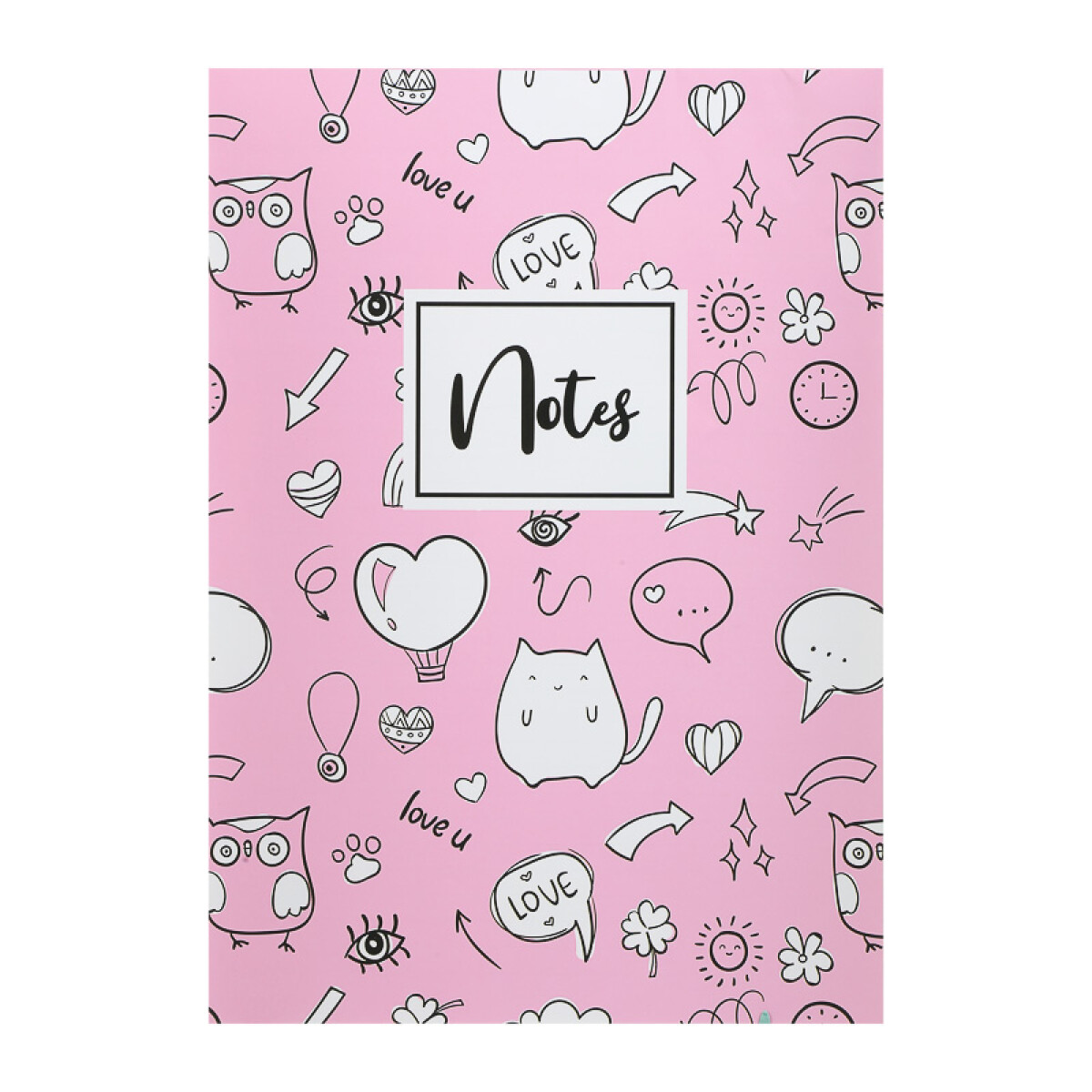 Cuaderno de notas A4 - rosa 