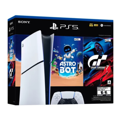 PlayStation 5 Slim Digital Edition 825GB + Astro Bot + Gran Turismo 7 PlayStation 5 Slim Digital Edition 825GB + Astro Bot + Gran Turismo 7