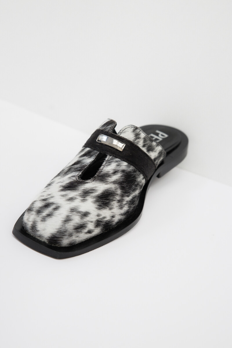 Zueco Giverny Pelo Gris