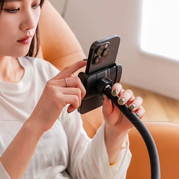 Sillónsillón Masajeador Poltrona Con Control Remoto Y Soporte Para Celular NARANJA