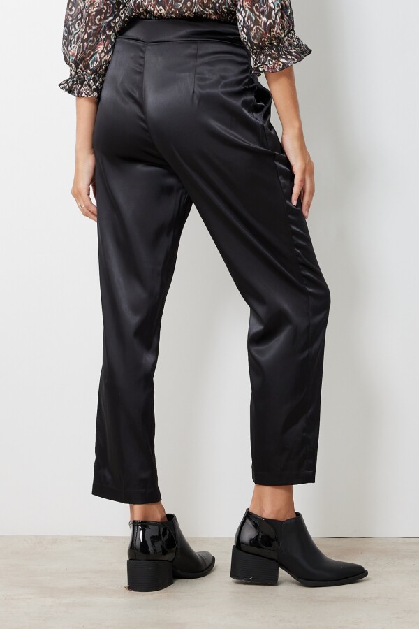 Pantalon Saten NEGRO