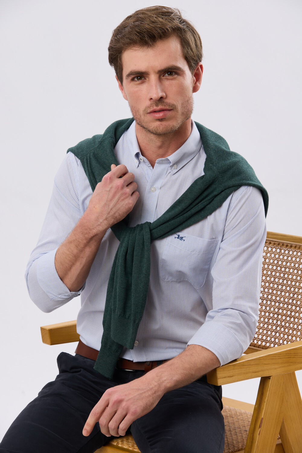 CAMISA CUADROS Azul