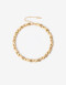 Collares Cortos Metal Collar Corto Metal Trenzado - Dorado Oro Amarillo