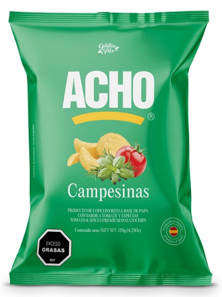 SNACK PAPAS ACHO 120G CAMPESINAS 
