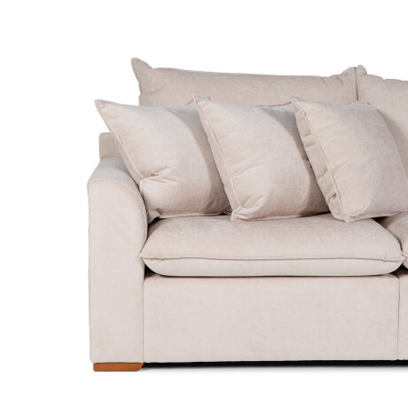 Rinconera Atualitta - Tela Microfibra - Chaise Derecho TC 1010 (Beige)