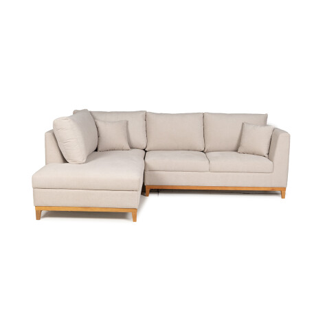 Rinconera Belfast - Tela Microfibra - Chaise izquierdo 2203 (Beige)