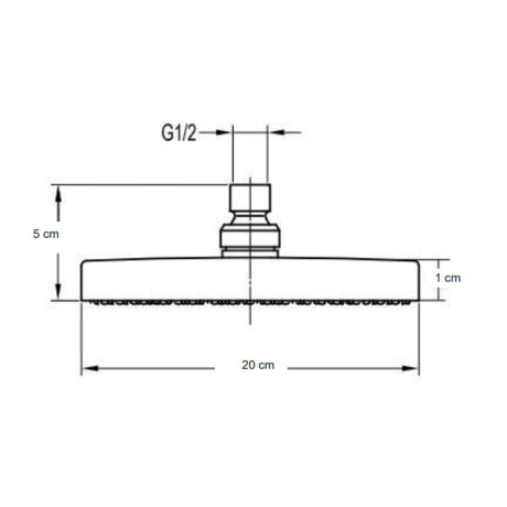 ROSETA ACERO INOXIDABLE CON LUZ LED INDICADORA DE TEMPERATURA AQUALIA 000