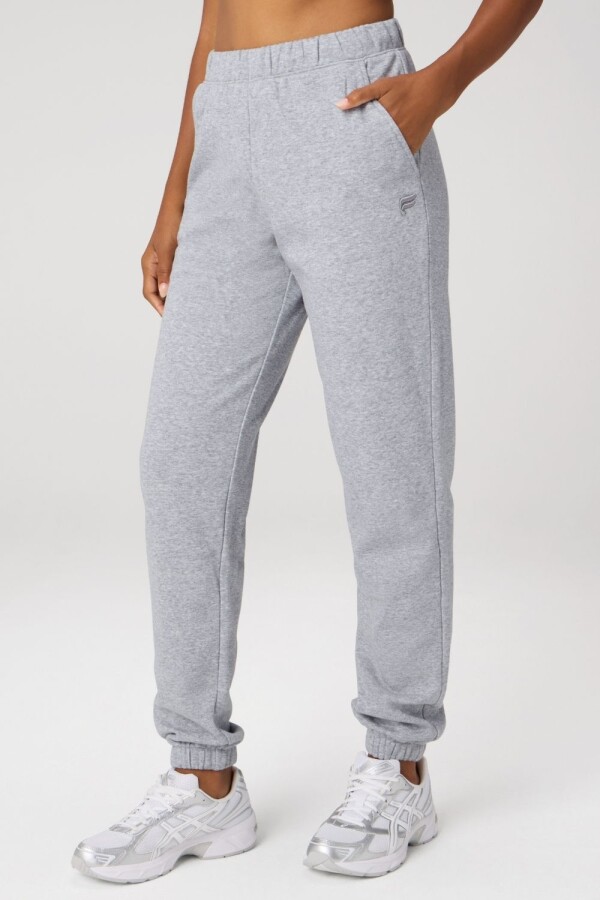 Cozy Fleece Go-To Sweatpant-Short Classic Grey Heather