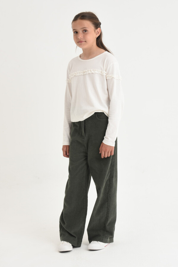 Pantalón oxford Verde