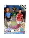 MUÑECOS FUTBOL Y PORRISTA ROJO