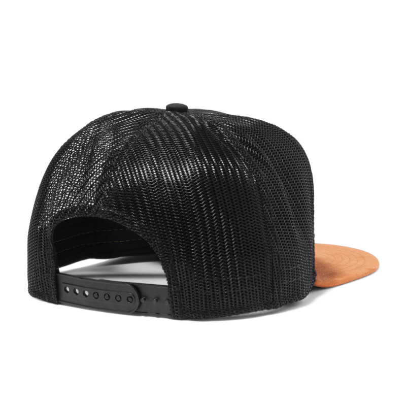 Gorra Faux Suede Flatbrim Hombre Black