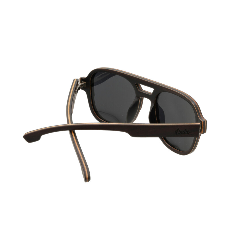 Lentes Indie Nashville Ébano y Zebra - Gris Lentes Indie Nashville Ébano y Zebra - Gris